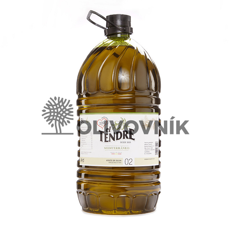 Olivový olej EL TENDRE - STŘEDOMOŘSKÝ 5L (PET)